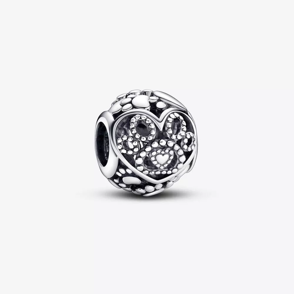 pandora kürklü bebek kalpleri ve pençeleri charmı 792248c00