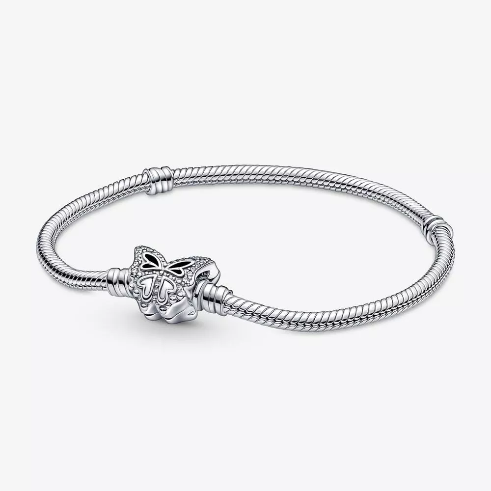 pandora moments kelebek tokalı yılan zincir bileklik 590782c01