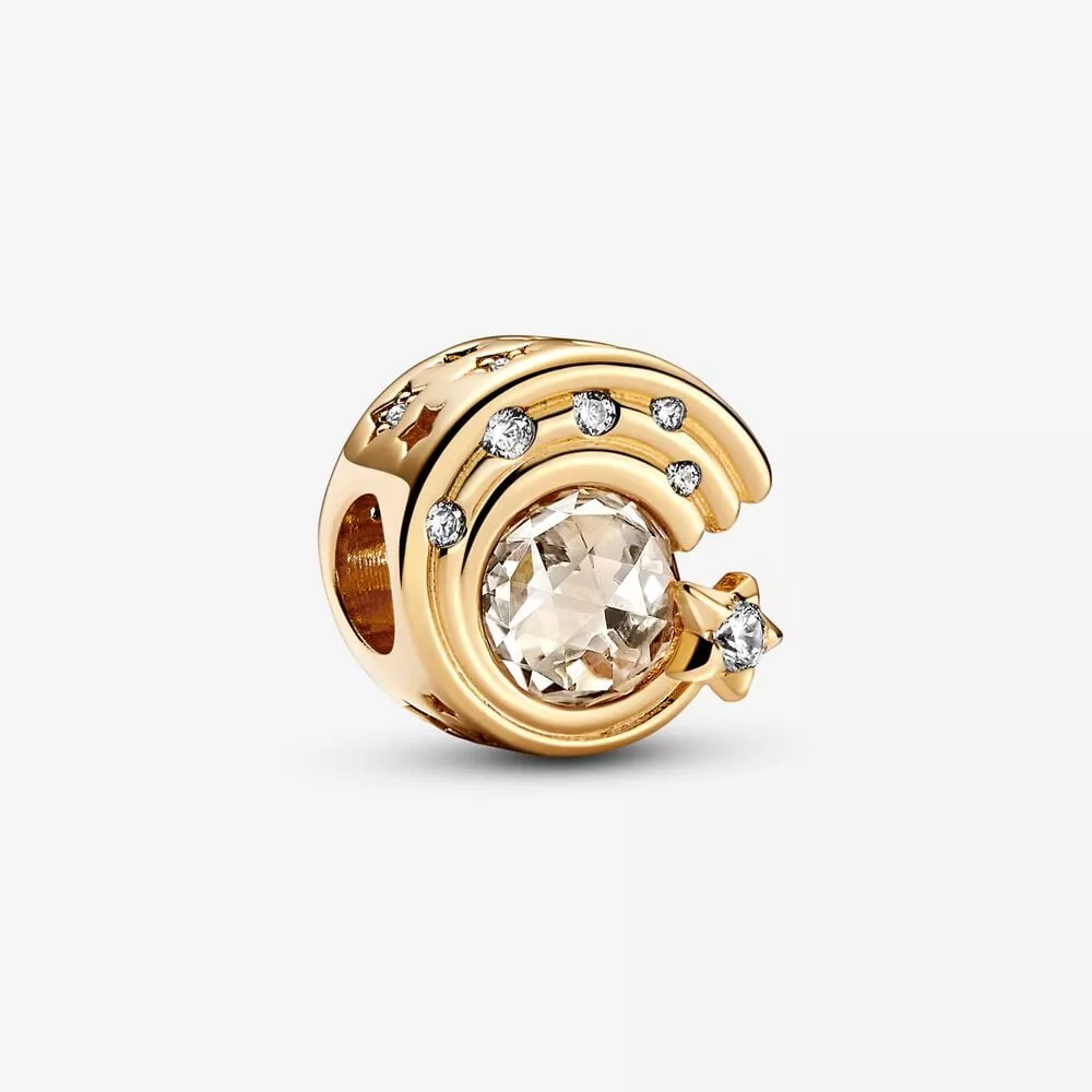 pandora parıldayan kayan yıldız charmı 762202c01