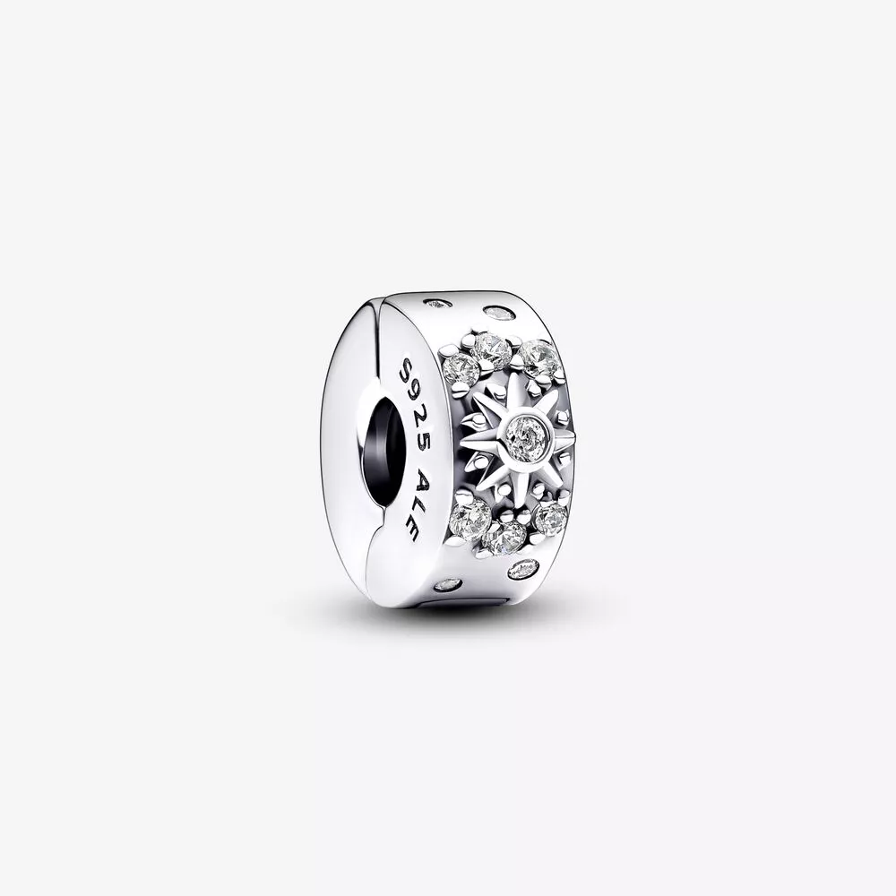 pandora sun moon saf gümüş klips 792841c01