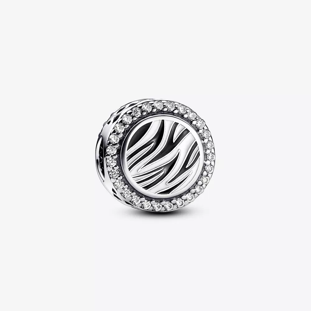 pandora zebra desenli gümüş charm 792016cz_e025