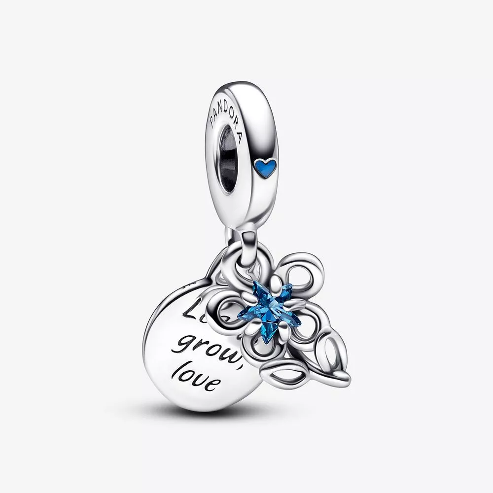 pandora çiçek açan çiçek i̇kili sallantılı charm 792293c01