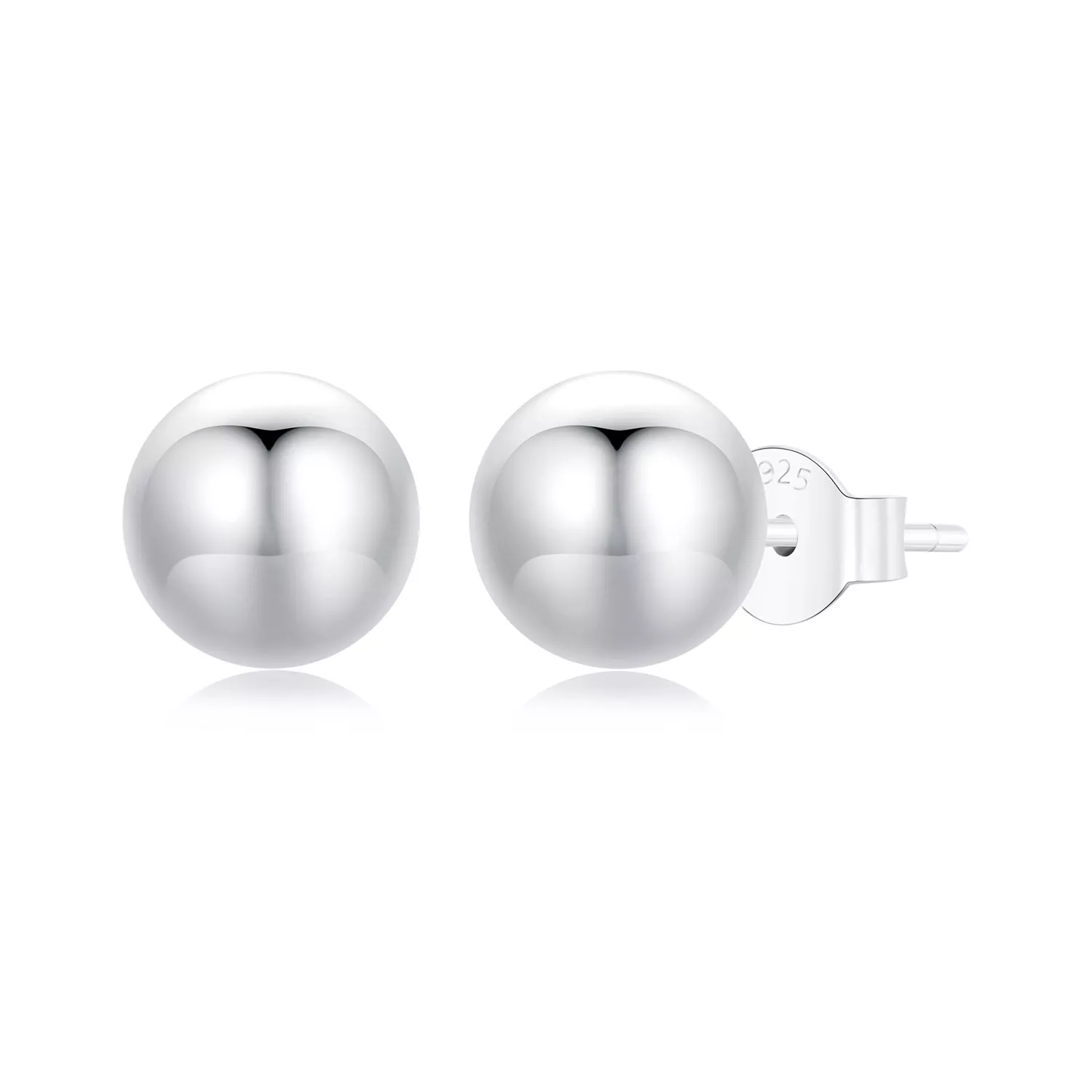 pandora stil küçük top şekilli küpe sce1725s