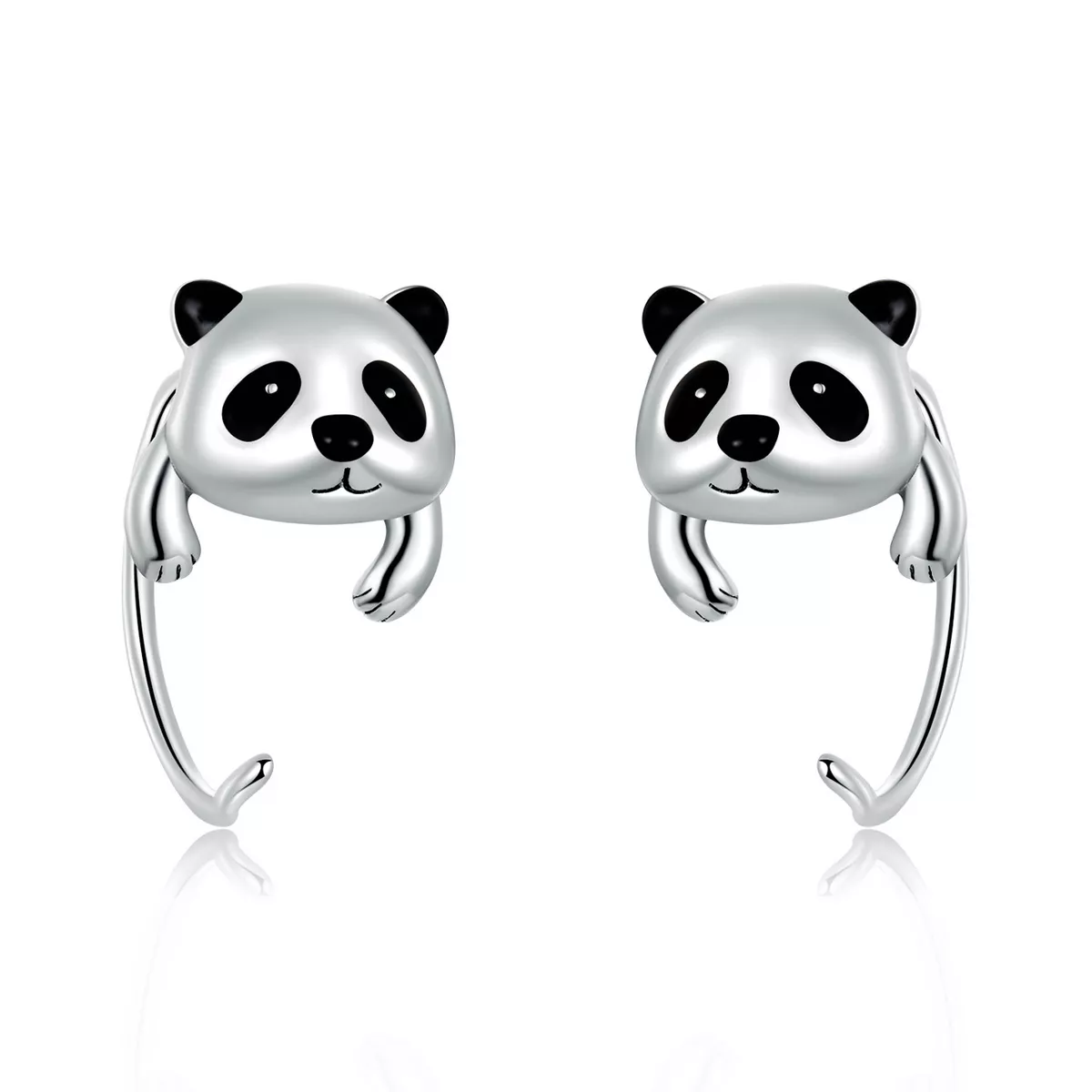 pandora stil mini panda küpe bse568