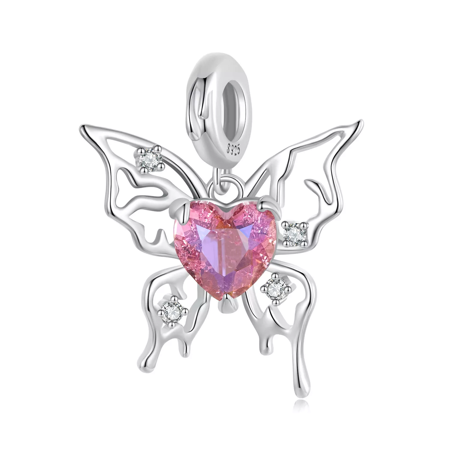 pandora tarzı kanlı kelebek charm scc2696