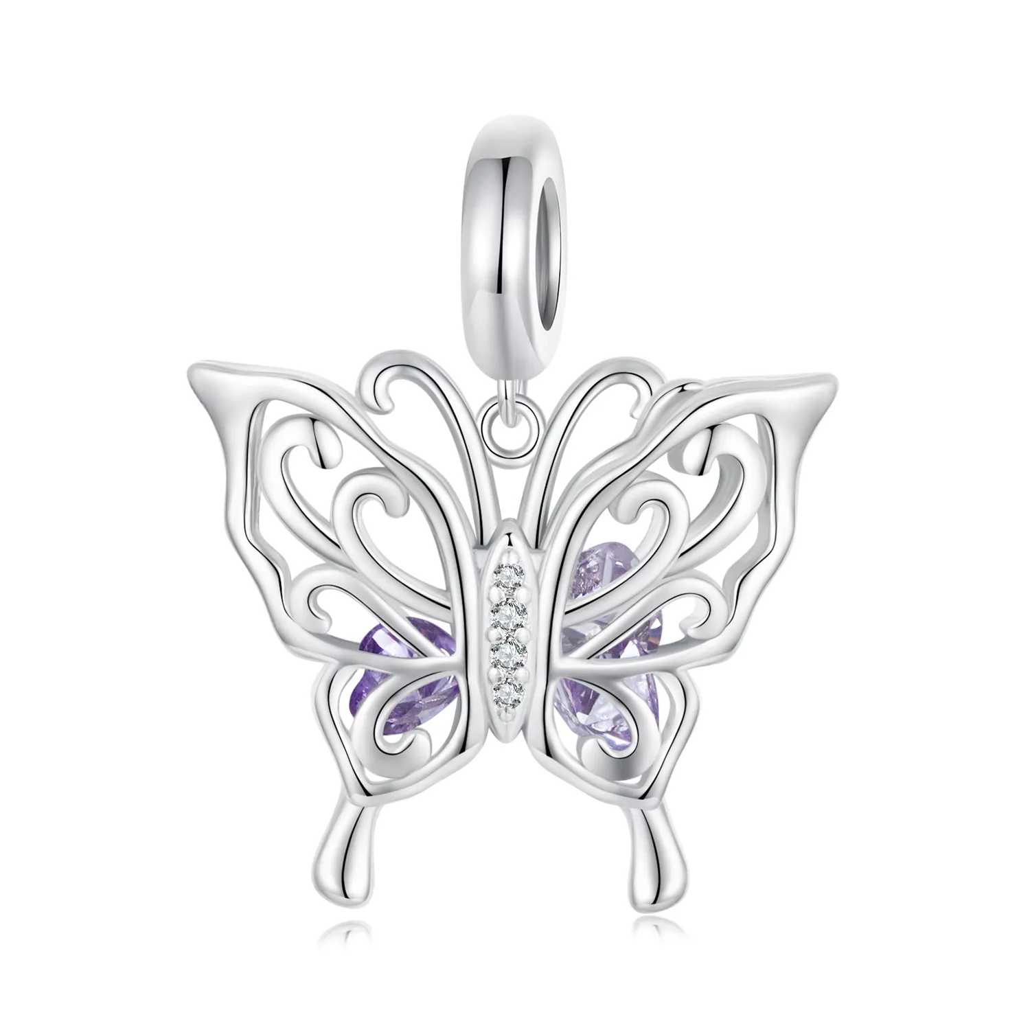 pandora tarzı kelebek charm bsc969