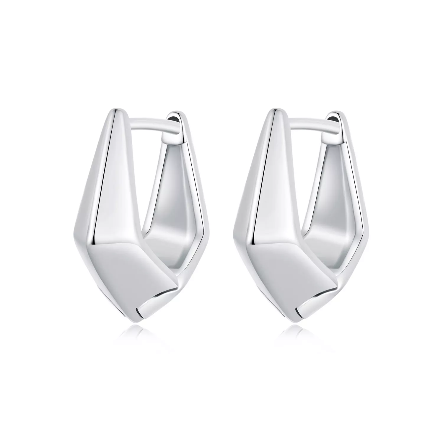pandora tarzı zarif geometrik küpe sce1704