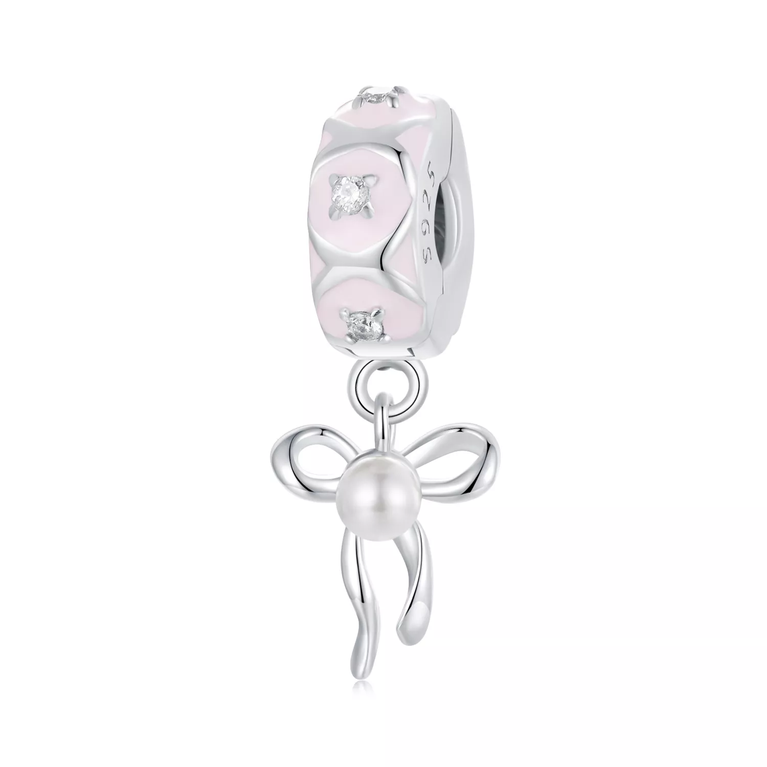 pandora stil bale fiyonu konumlandırma toka charmı scc2763