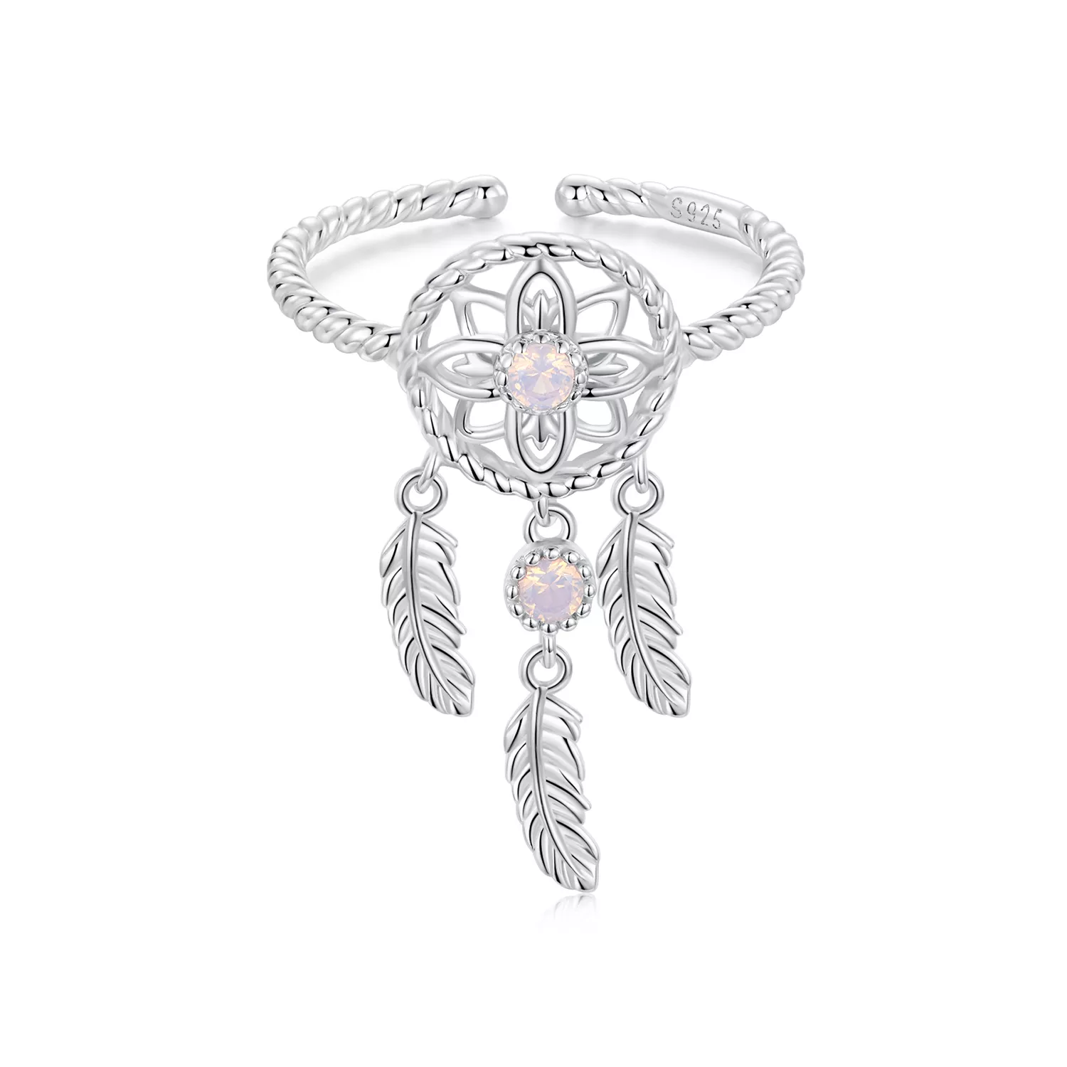 pandora stil dream catcher açık halka scr1022e