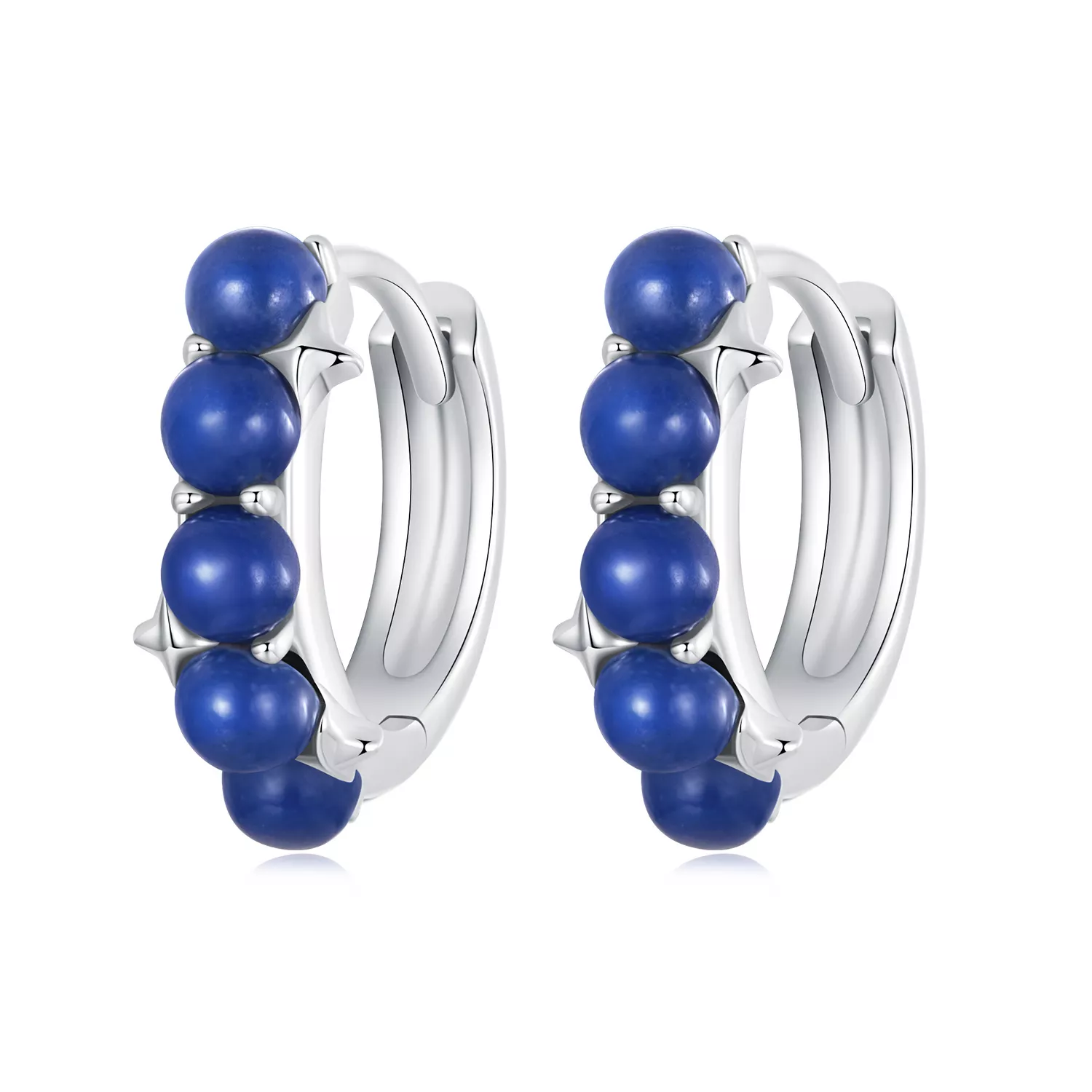 pandora stil mavi top küpe bse984