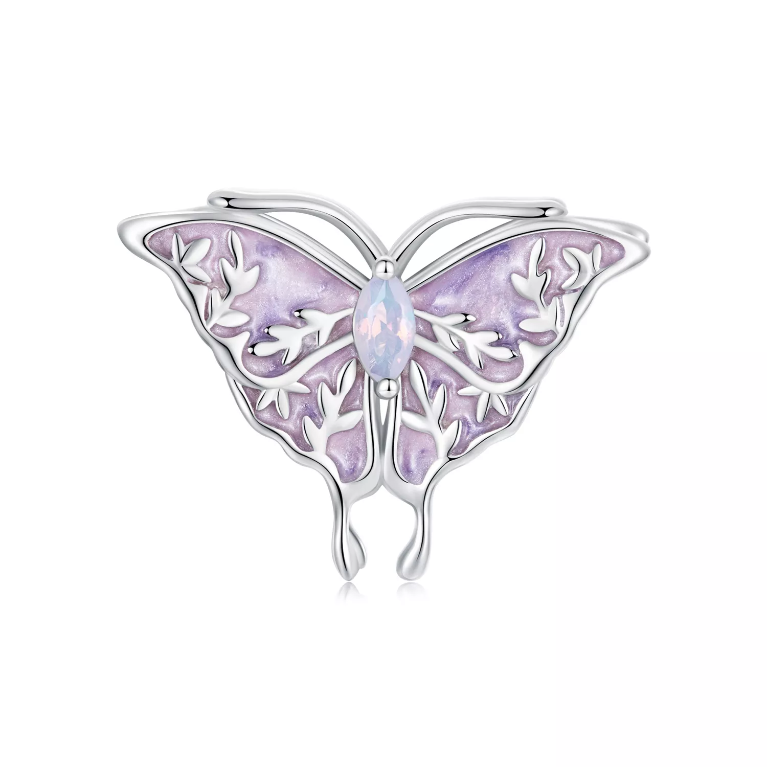 pandora stil monet kelebek boncuk bsc988