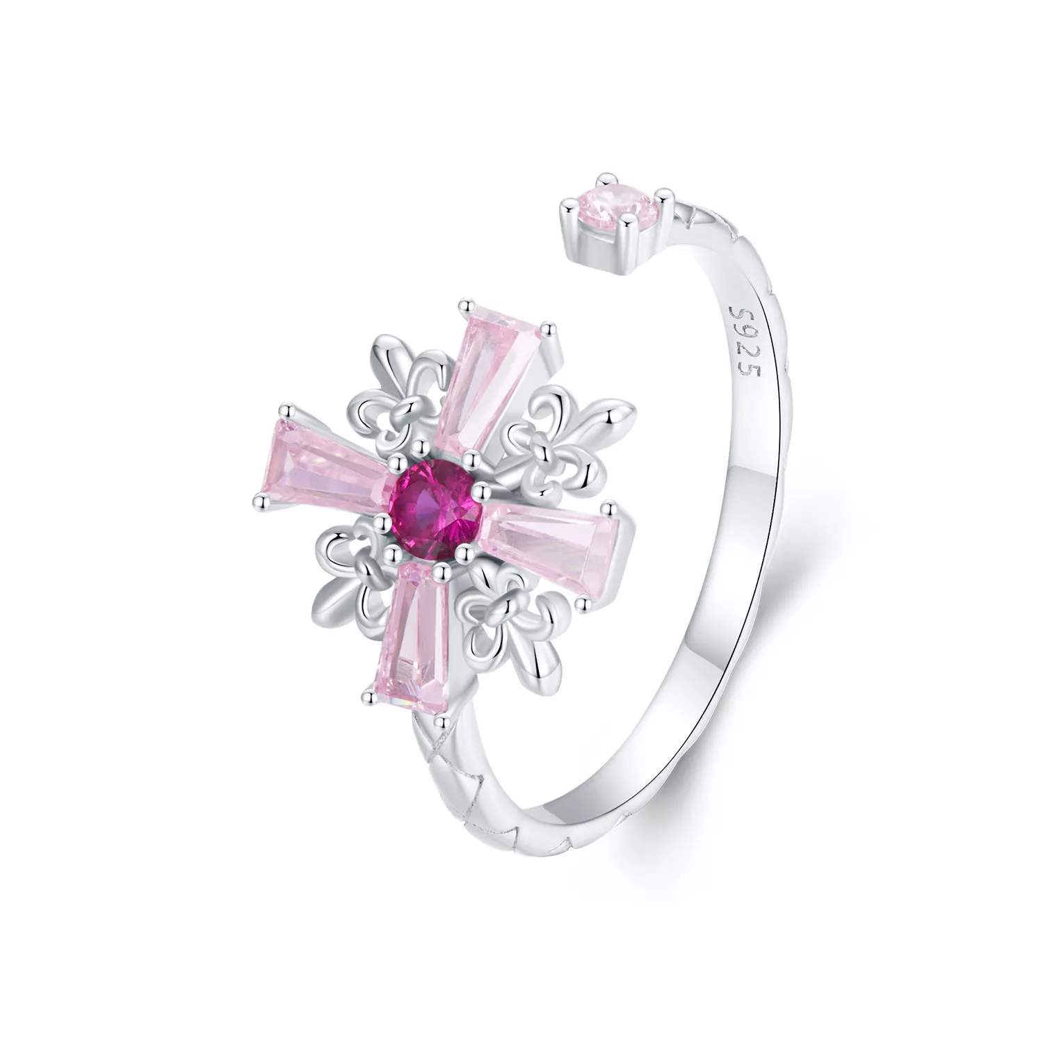 pandora style iris cross açık halka bsr526e