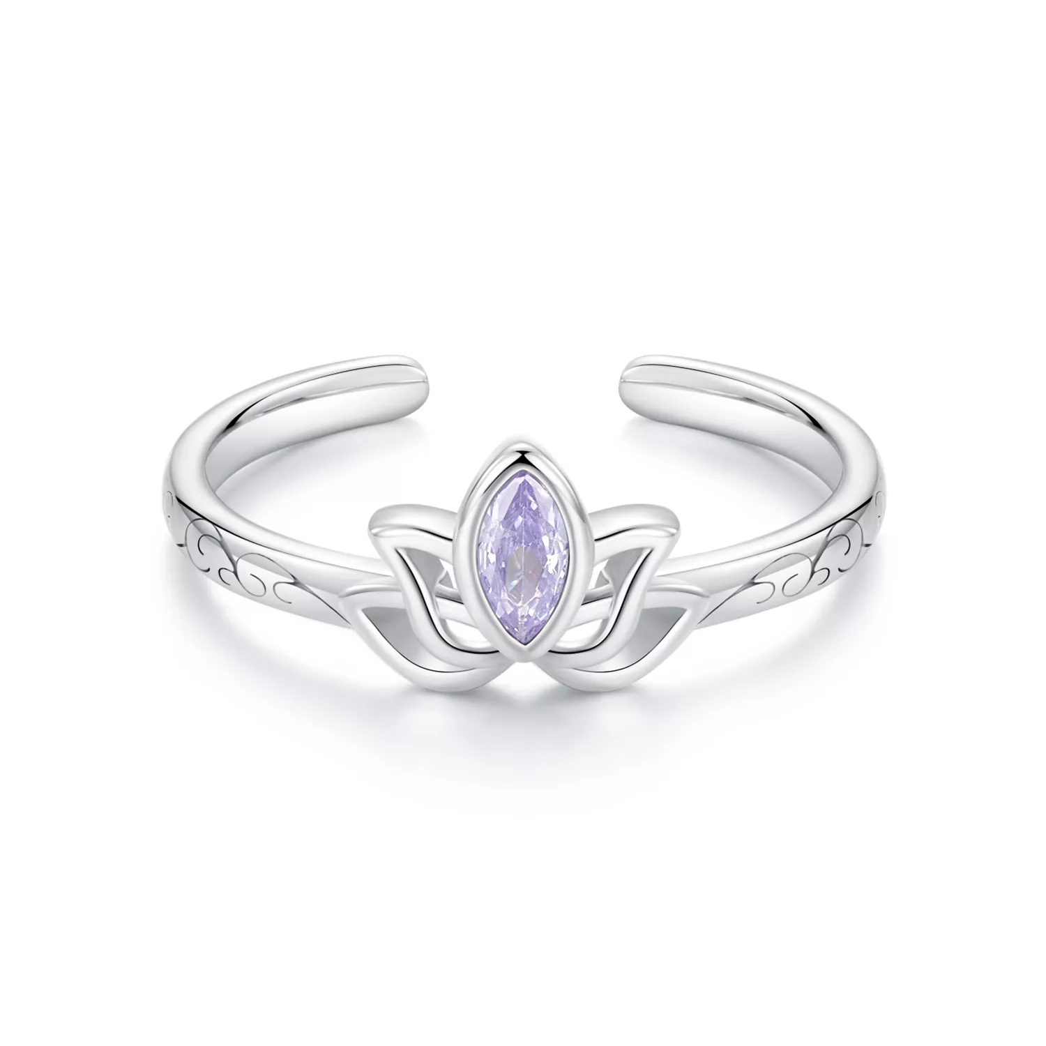 pandora tarzı lotus yüzük scr1020e