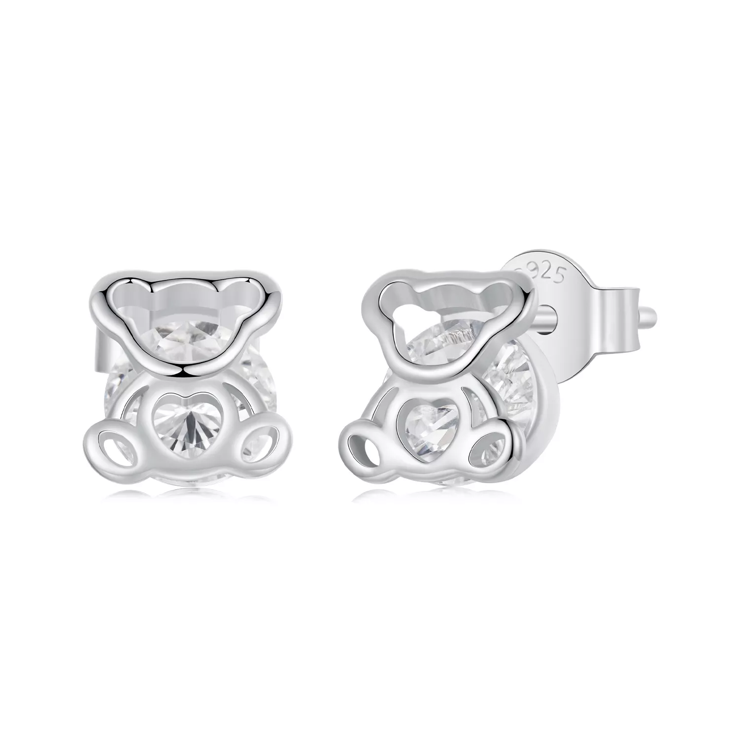 pandora stil ayı küpeleri sce1764