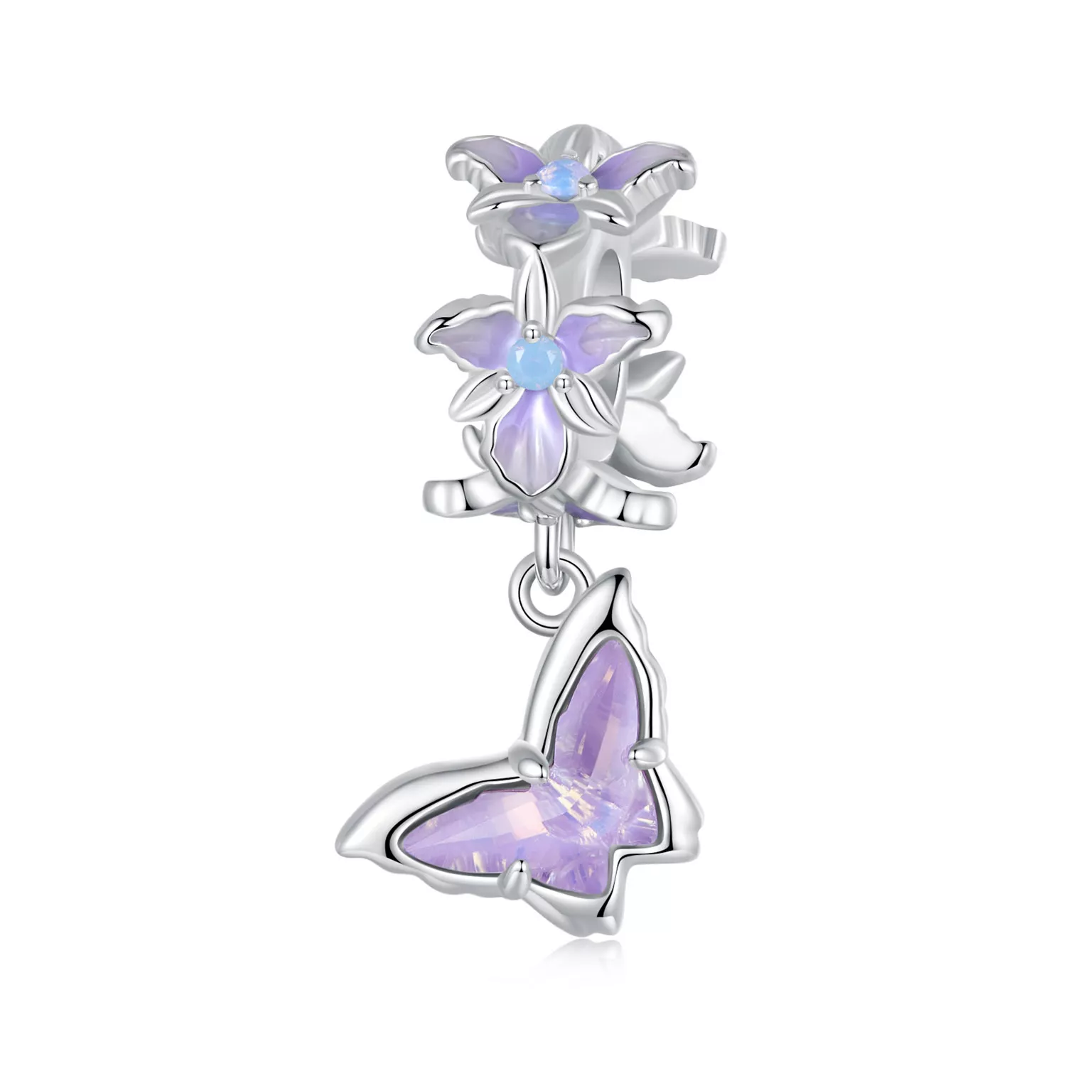 pandora stil kelebek i̇ris kolye ucu bsc1033