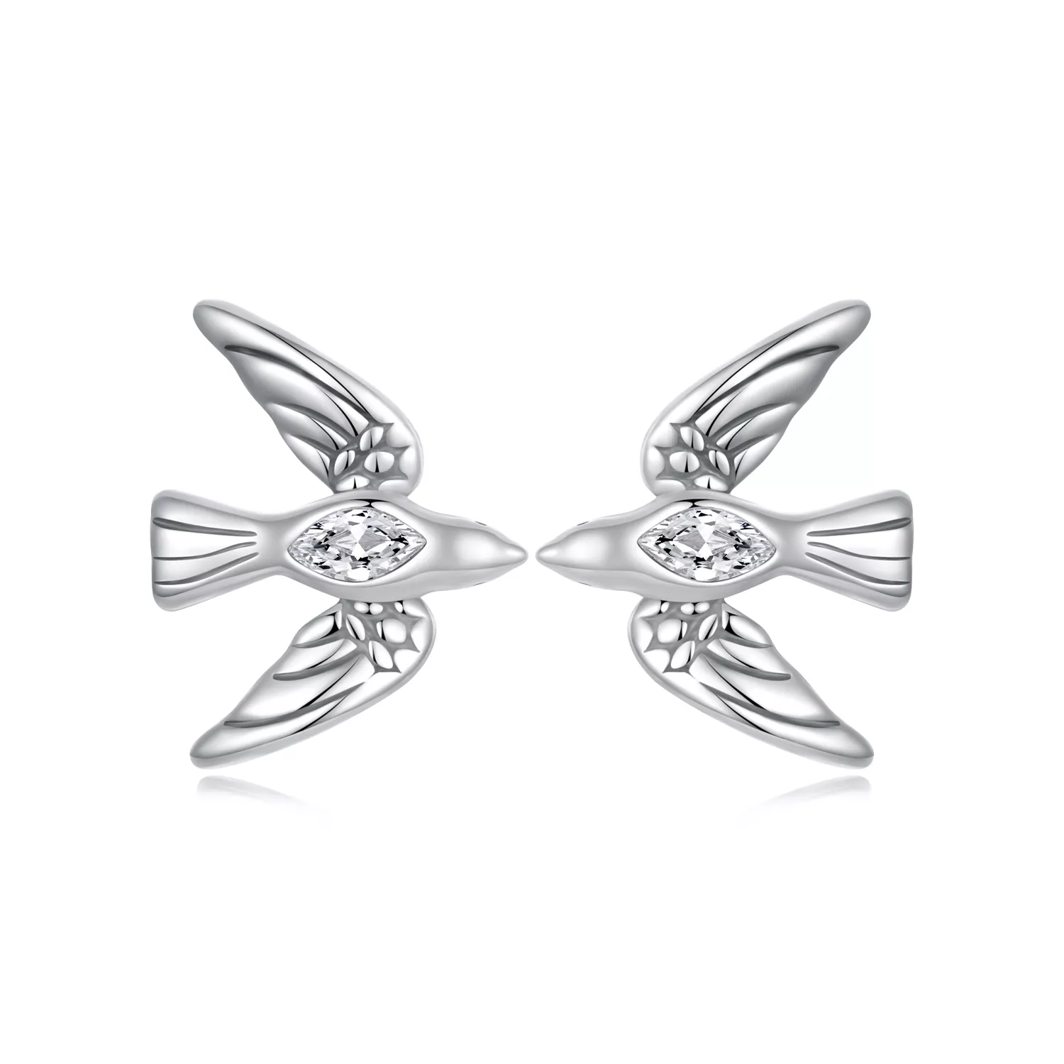 pandora stil kuş küpe sce1751