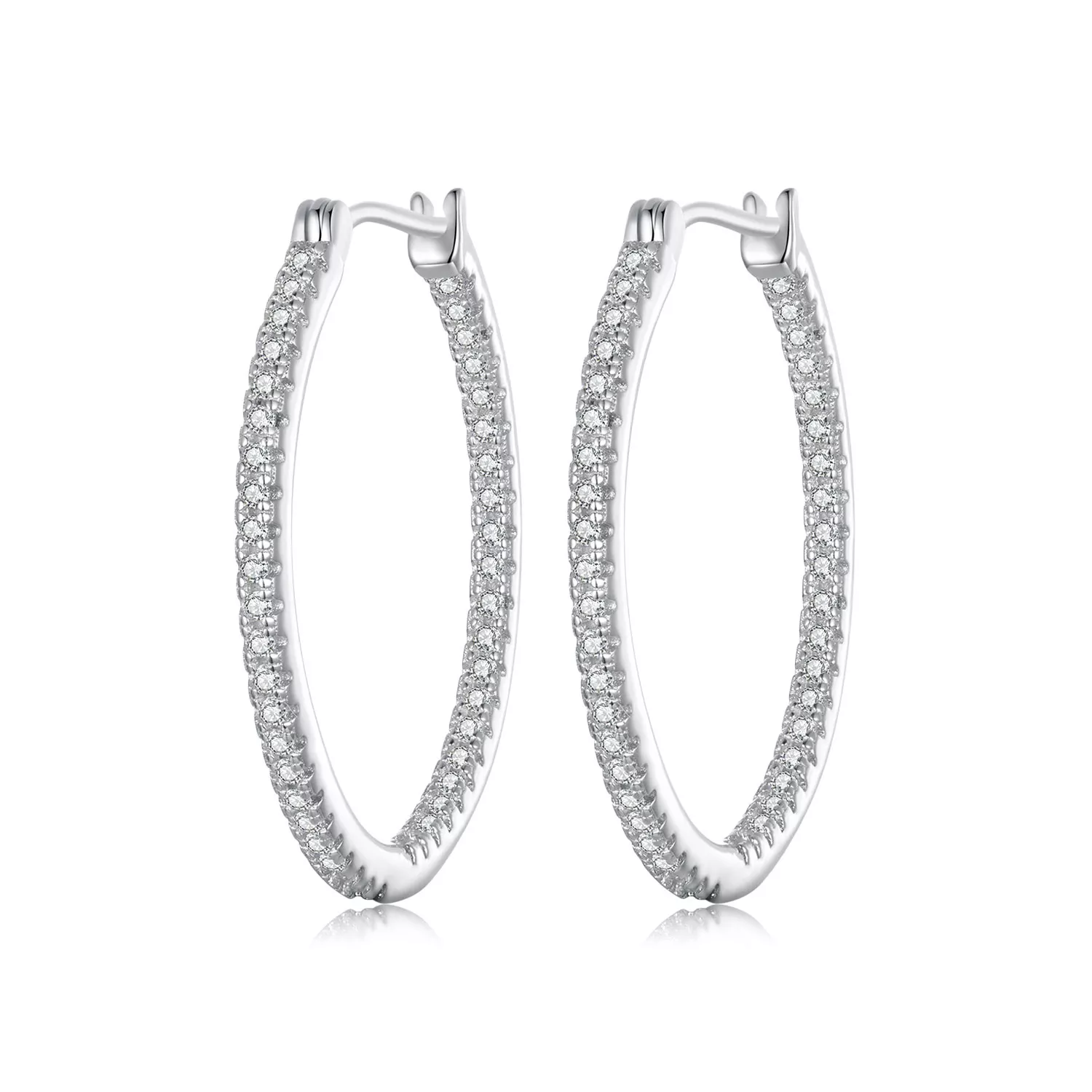 pandora stil parıltılı küpe bse1023l
