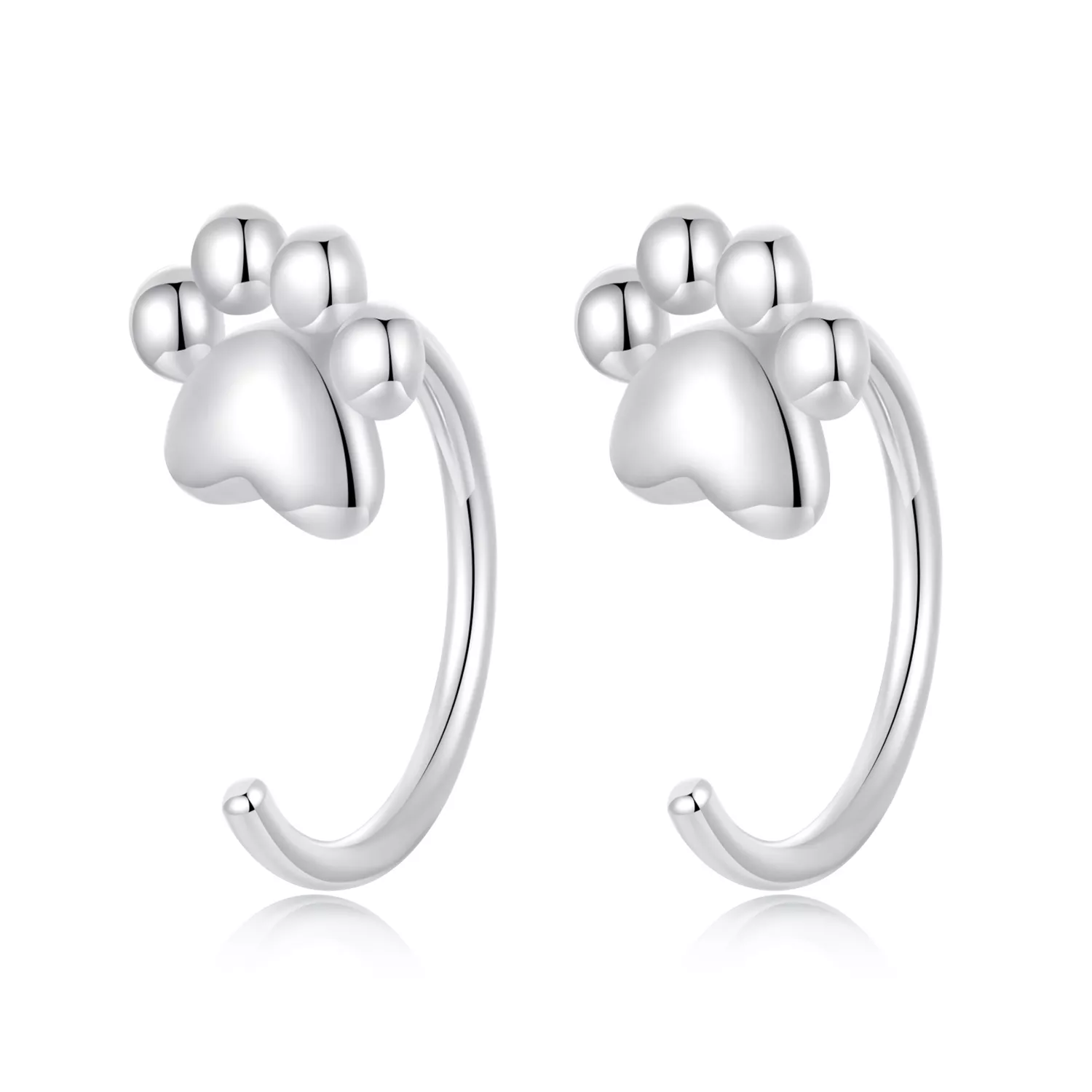 pandora stil sevimli pençe küpe sce1760