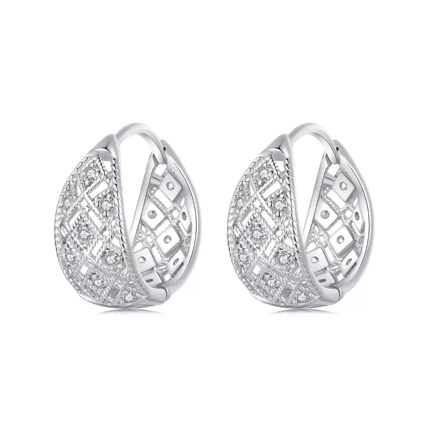 pandora stil vintage dantel küpe bse1035