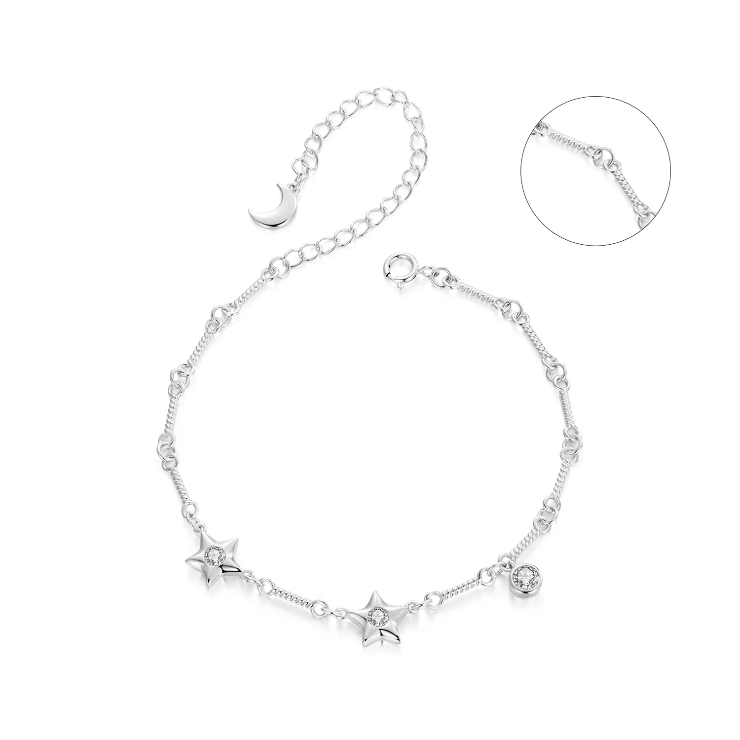 pandora stil yıldız bileklik scb278