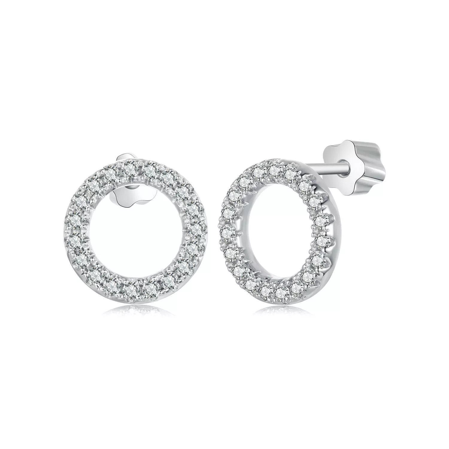 pandora stil yıldızlı gece mozanit 0013 karat küpe i̇ki sertifika mse055