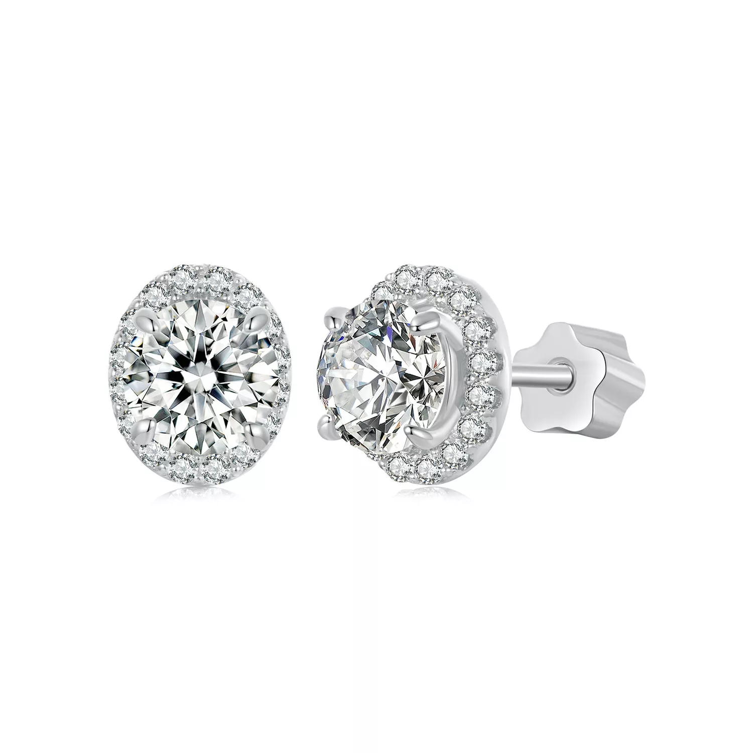 pandora stil yıldızlı mozanit 05 karat küpe iki sertifika mse054