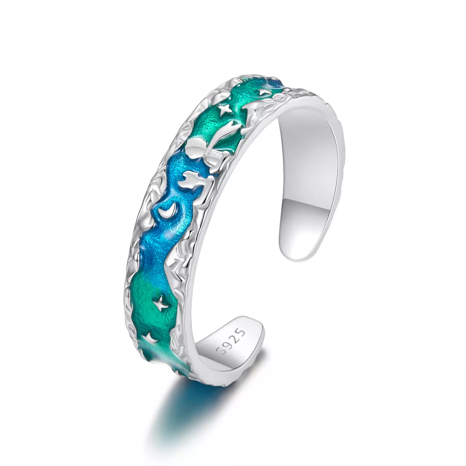 pandora stili aurora yıldızlı küçük prens ve tilki açılış yüzüğü scr1021e