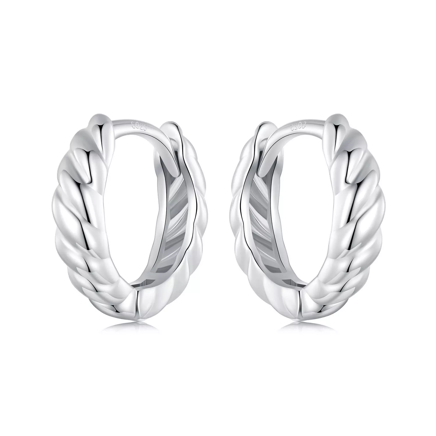 pandora stili metalik büküm küpe bse1024s