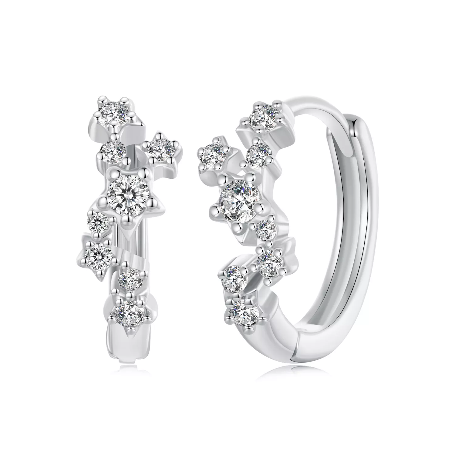 pandora stili yıldızlı yıldız küpe bse1017