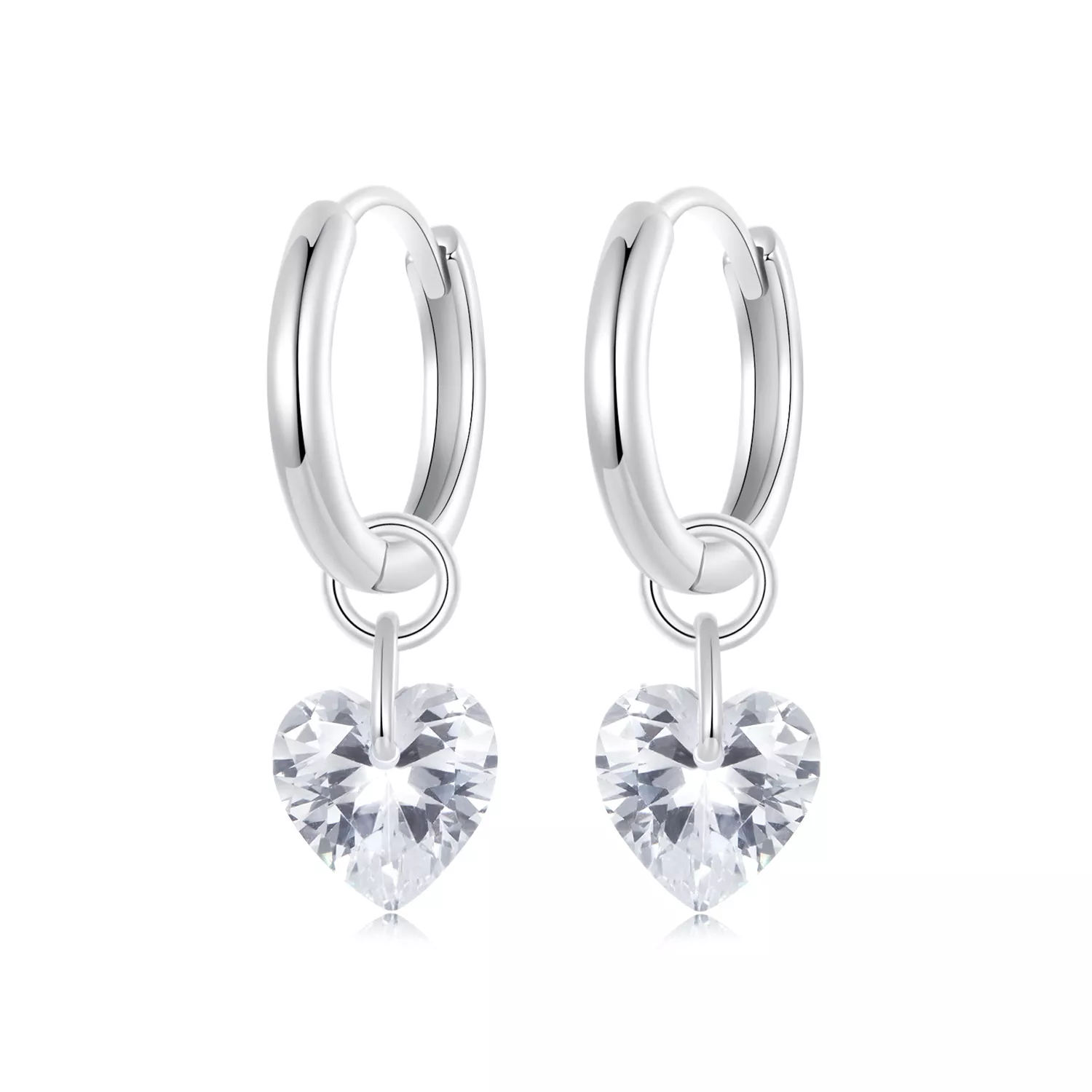 pandora style akıllı kalp küpe sce1753
