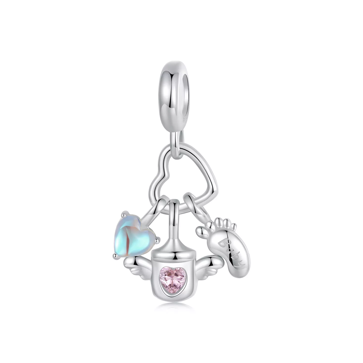 pandora style biberon seti kolye ucu scc2820