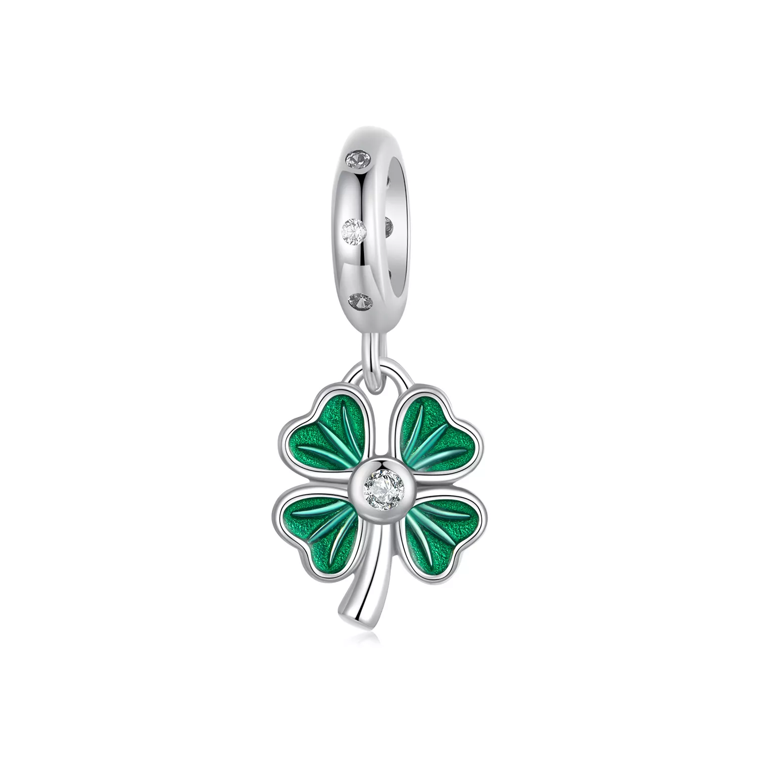 pandora style dört yapraklı yonca charmı scc2832