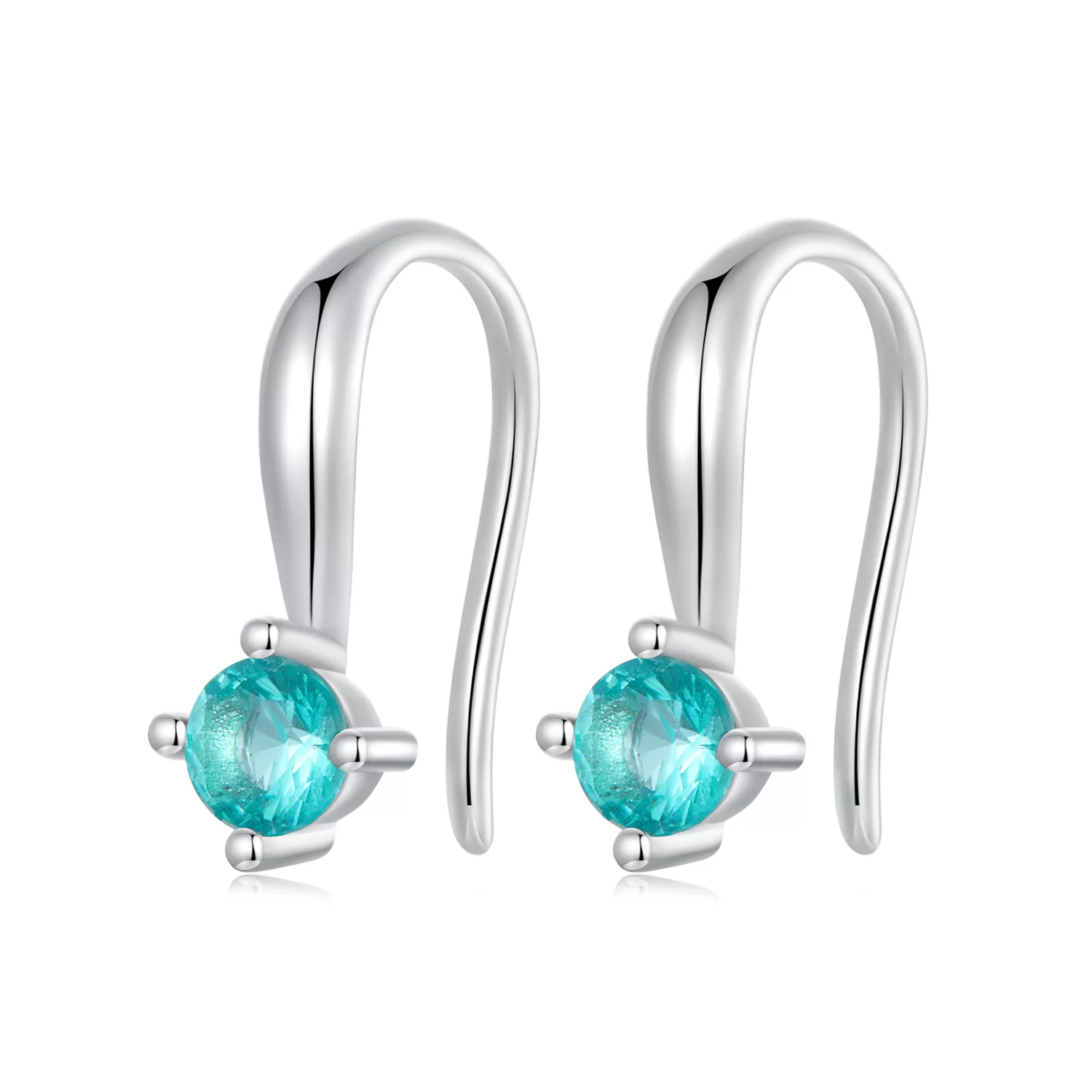 pandora style yeşil kulak kancası bse1029