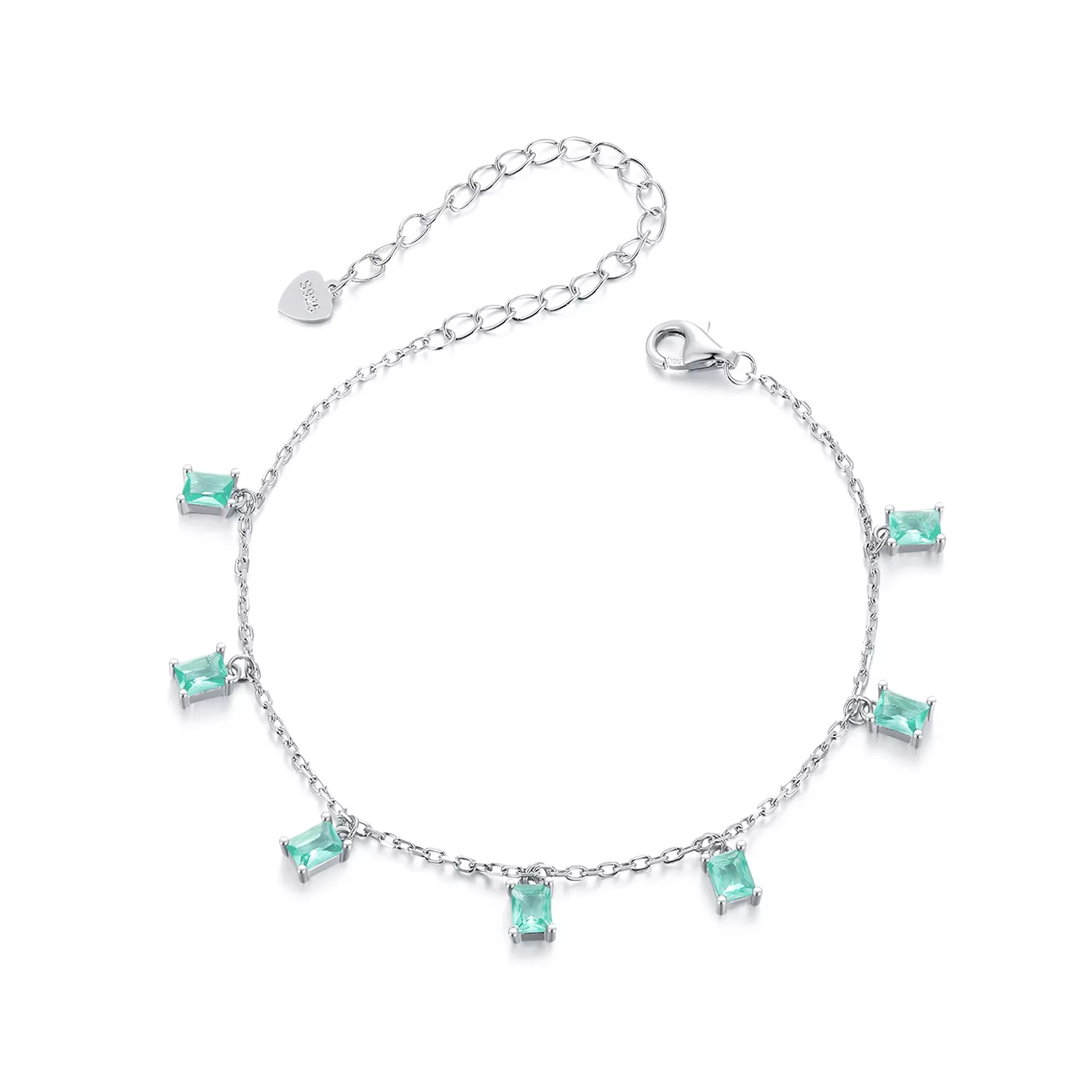pandora style yeşil küçük püsküllü bileklik bsb168