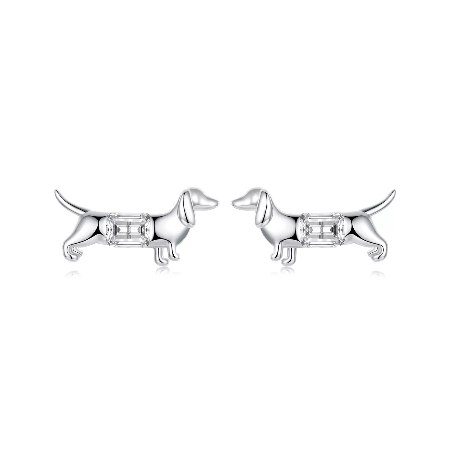 pandora tarzı dachshund küpe sce1745