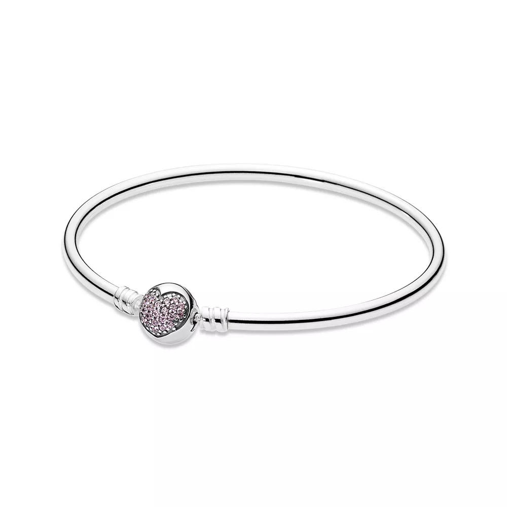 pandora aşk çemberi pembe kübik zirkon taşlı 590716pcz