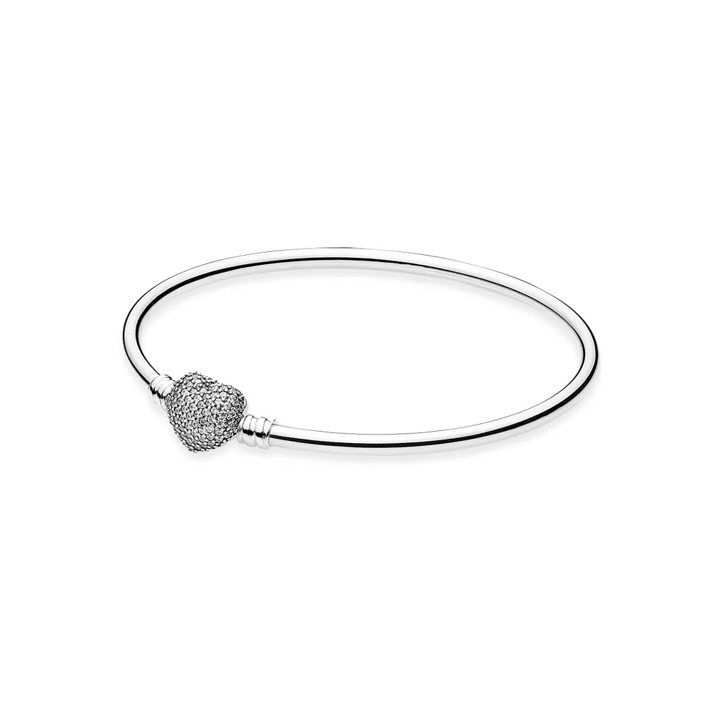 pandora daima kalbimde moments gümüş bangle bileklik 590722cz