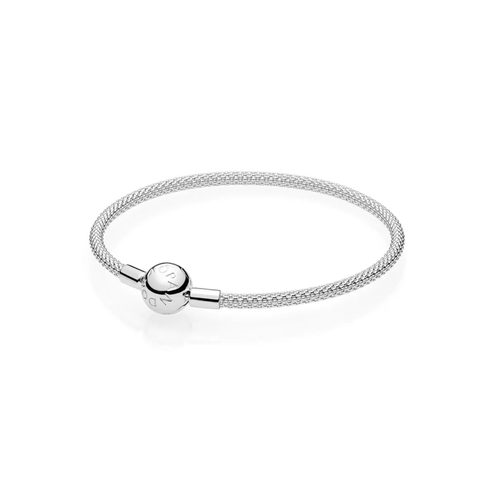 pandora moments gümüş tel örgü bileklik 596543