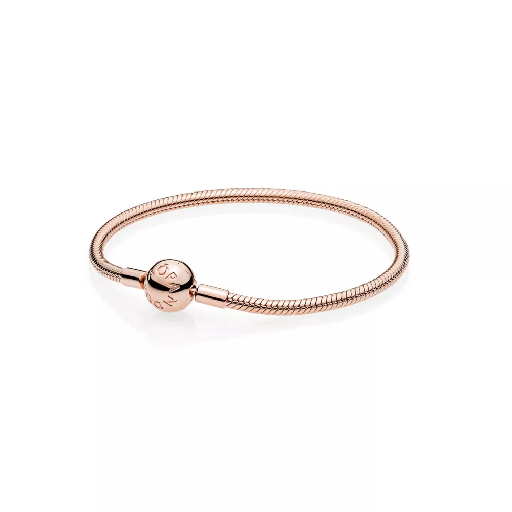 pandora moments pandora rose düz bileklik 580728