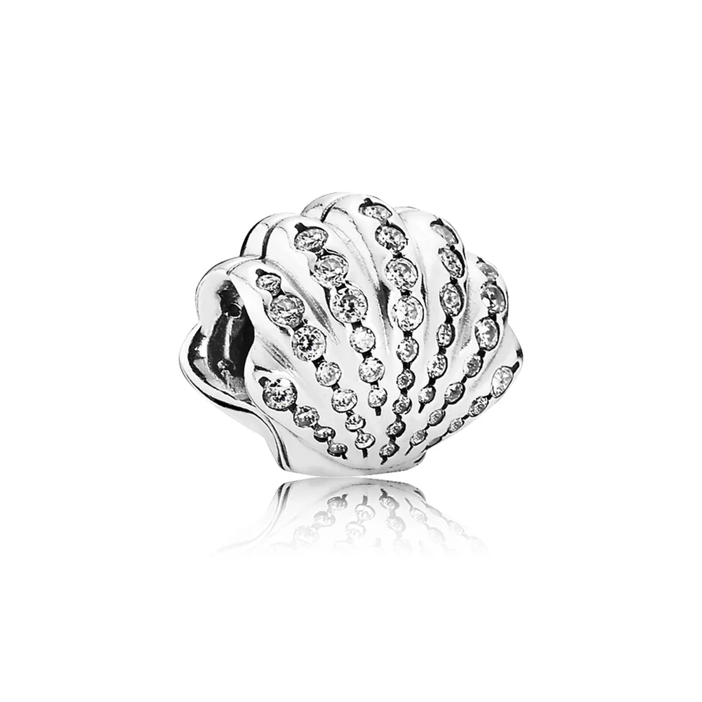 disney pandora charm ariel deniz kabuğu 791574cz