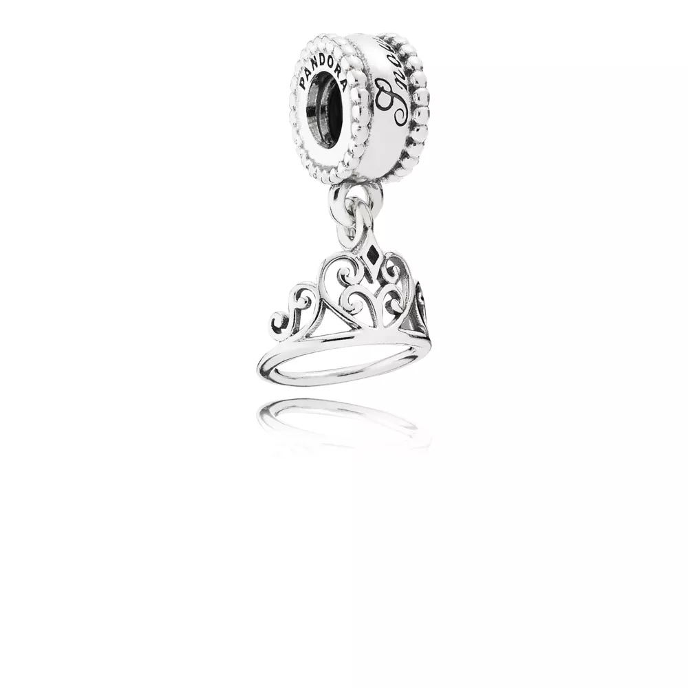 disney pandora sallantili charm snow white tiara silver dangle 791571