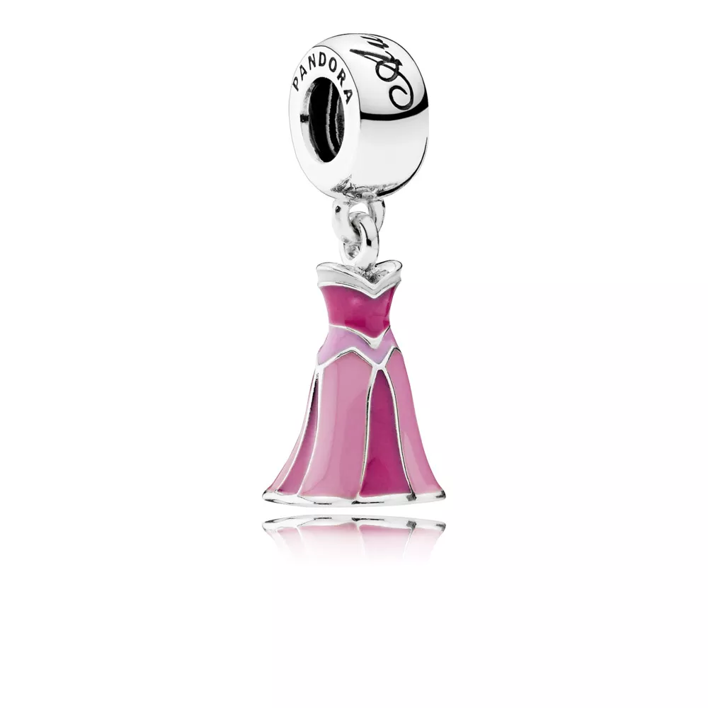 disney pandora sallantili charm uyuyan güzel elbisesi 791921enmx