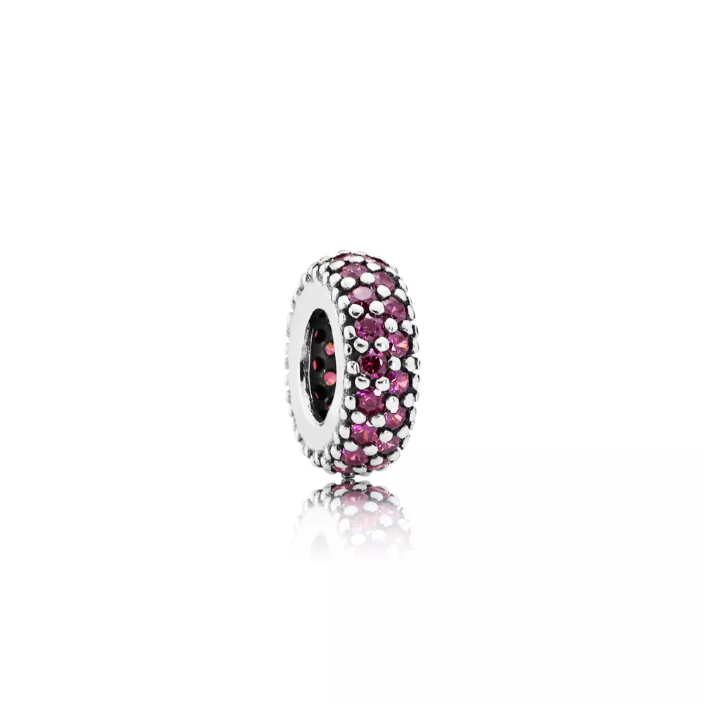pandora ayraçlar charm kırmızı pave i̇lham 791359czr