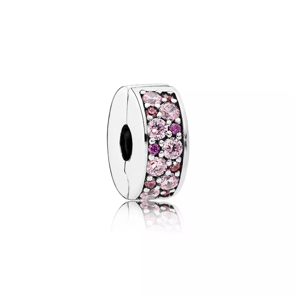 pandora ayraçlar charm mor mozaik parlak zarafet 791817czsmx