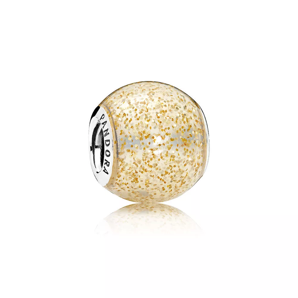 pandora charm altın parıltılı top 796327en146