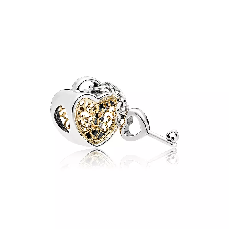 pandora charm asma kilit kalp ve anahtar 796483