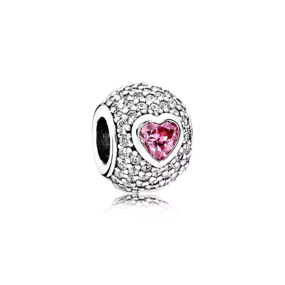 pandora charm büyüleyici kalp 791815czs