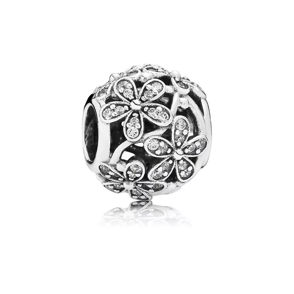 pandora charm göz alıcı papatya bahçesi 791492cz