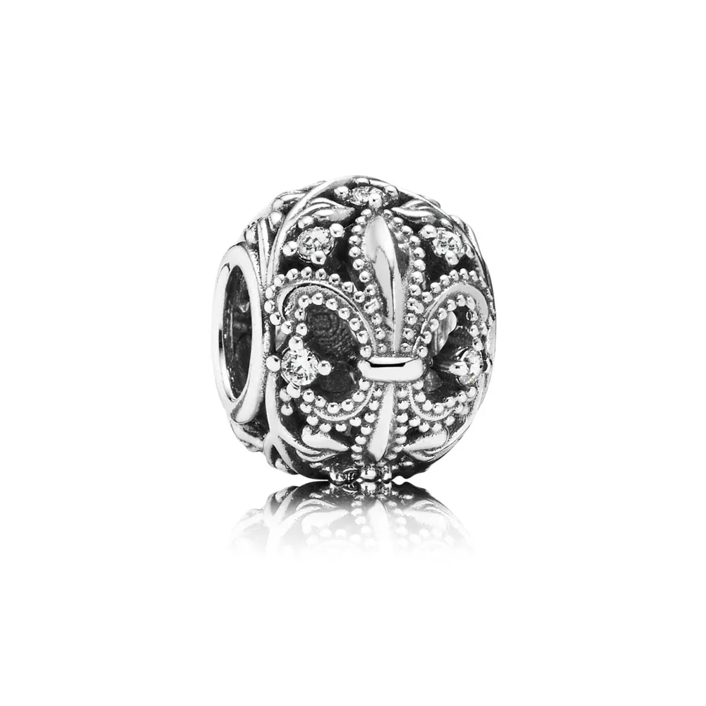 pandora charm kafes i̇şi kraliyet çiçeği 791378cz