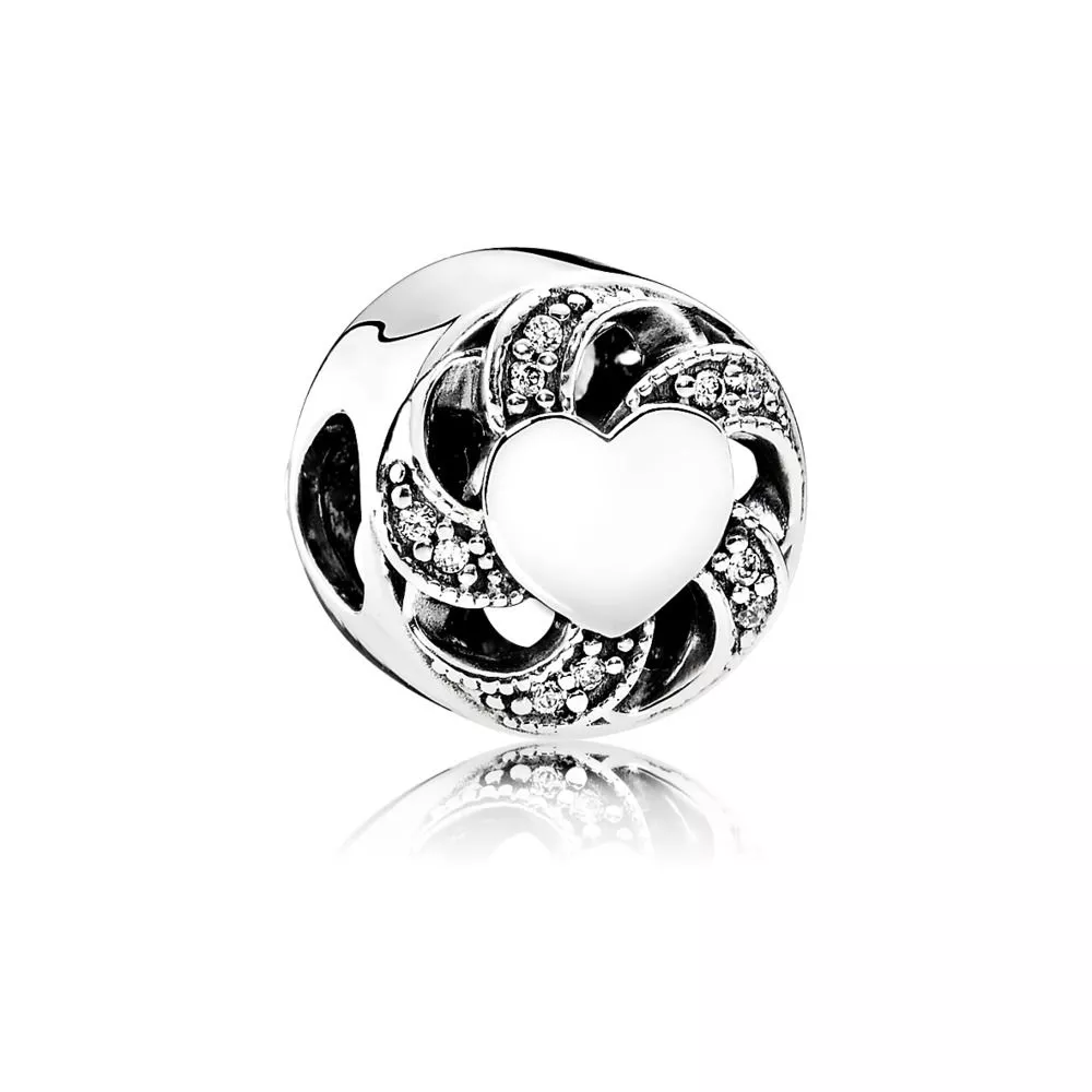 pandora charm kalpli kurdele 791976cz